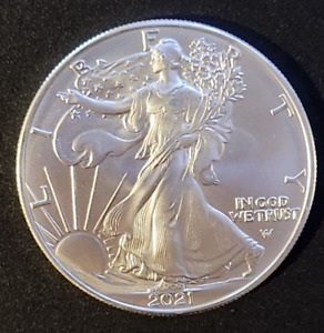 2021 TYPE 2 / EAGLES 1OZ .999 SILVER B/U FROM MINT  ** SALE FOR APRIL **