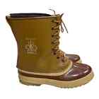Sorel Premium Snow Boots Waterproof Leather Wool Lined Winter Duck Boots Size 9