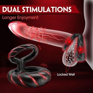 Vibrating Cock Ring Penis Ring Vibrator Testicular stimulation Sex Toys For Men