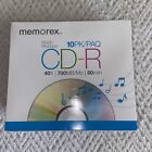 New ListingMemorex Music CD-R Recordable Blank CDs 40X 700 MB 80 min 10 Pack