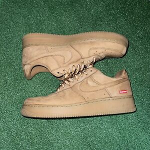 Size 12- Nike Air Force 1 Low SP x Supreme Wheat 2021 - DN1555-200