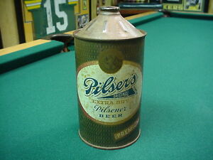 Pilser's Beer Cone Top Beer Can 32 oz Quart