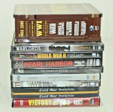 LOT OF 9 ADULT DVD War MOVIES RANDOM MIXED Used world war Civil war