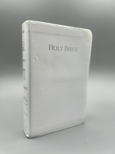 Nelson NKJV White Holy Bible Pocket Size Red Letter Edition Bonded Leather 1990
