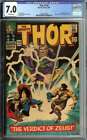 THOR #129 CGC 7.0 OW PAGES // 1ST APPEARANCE OF ARES 1966