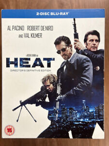 Heat Blu-ray 1995 Crime Movie Classic 2 Disc Remastered with Slipcover