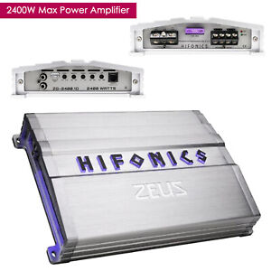 Hifonics Zeus ZG-2400.1D 2400W Mono Subwoofer Class D Car Audio Amplifier Amp