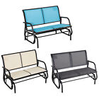 2-Person Outdoor Glider Bench Double Rocking Chair