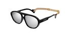 Gucci GG1239S 002 Black/Silver Double Mirrored Sunglasses with Gucci Lanyard