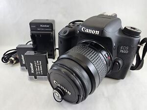 Canon EOS 760D DSLR Camera With 35-80mm f/4-5.6 III Lens, Black