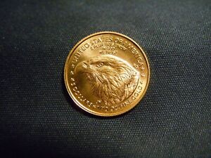 2021 1/10th Oz American Gold Eagle Coin BU (Type 2)