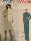 Vintage 1980’s Vogue Paris Original Nina Ricci Women’s Dress Pattern 2352 Uncut