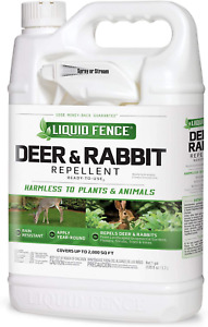 Liquid Fence Animal Repellent, 128 Oz, Deer and Rabbit Repellent