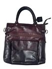 Osgoode Marley Dark Brown Satchel Large Leather Purse Handbag