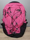 RARE The North Face Borealis Backpack All Hit Pink & Black Accents RETIRED