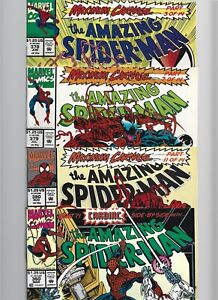 *HOT*  MARVEL AMAZING SPIDER-MAN COMIC *LOT OF 4 COPPER AGE KEYS* (CHECK SCANS)