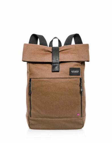 State Bag Canvas Colby Backpack, Whiskey