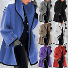 Women Down Jacket Winter Wool Trench Coat Ladies Warm Slim Long Overcoat Outwear