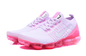 Nike Air VaporMax Flyknit 3“light pink”Women's air cushion shoes US Size