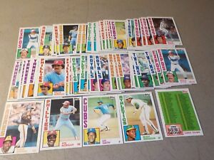 1984 Topps Baseball Lot of 700 Cards w/ Stars, HOF Nolan Ryan Very Nice! 222