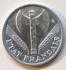 1 - 1943 French Coin 50 Centimes Foreign Money ETAT FRANCAIS Lot #155