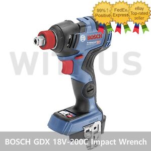 Bosch GDX 18V-200C Professional Cordless Brushless Impact Driver/Wrench-BareTool