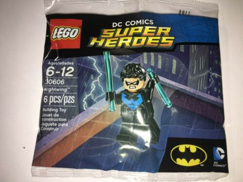 LEGO DC Comics Super Heroes Nightwing Minifigure 30606 Polybag Night Wing NEW