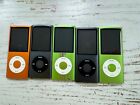 LOT OF 5 Apple A1285 iPod nano 4th Gen Gray 8GB, 16GB For  Parts/Not working