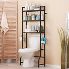over the Toilet Storage Shelf, 3 Tier Bathroom Organizer over the Toilet with Ho