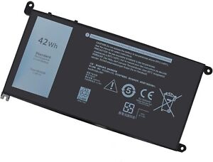 WDX0R Laptop Battery For DELL Inspiron 42Wh 15 5567 5568 13 5368 7368 7569 7579