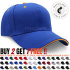 Baseball Caps Plain Sports Cap Adjustable Visor Hat Polo Style Men Trucker Hats