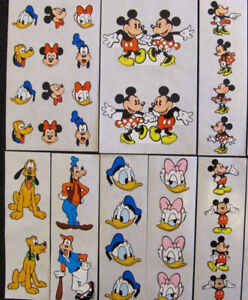 DISNEY Stickers made exclusively by MRS GROSSMAN'S - RARE - You Choose