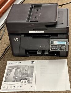 HP LaserJet Pro MFP M127fn All-In-One Monochrome Laser Printer No  Toner TESTED