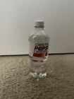 FLAT .. Rare Full Crystal Pepsi Clear 20oz Bottle Limited Time EXP  2021