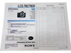 New ListingSony Alpha 7 ii ILCE-7M2 Service Manual Parts List Genuine Sony OEM NOT A COPY