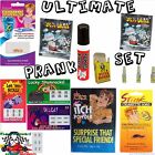 Ultimate Prank Set - Stink,Fart Bombs,Fake Lotto,Fart Spray,Worm,Itch Powder,etc