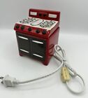 YANKEE CANDLE ELECTRIC RETRO RED KITCHEN STOVE WAX WARMER RETIRED