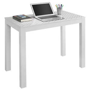 Computer Desk with Drawer, Chevron