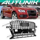 Chrome Front Hood Grille SQ5 Style for 2013-2017 Audi Q5 8R Non-Sline