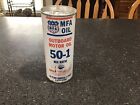 Vintage MFA OIL Outboard Motor Oil 50-1 Mix Ratio 16 FL Oz. Full Metal Can