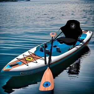 BODY GLOVE Paddleboard Inflatable Fishing Kayak & SUP Stand Up Paddle Board Seat