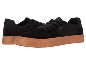 DC Mens Rowlan Casual Low Top Skate Shoes Sneakers Black/Gum 10.5 D - Medium