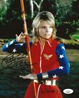 Cathy Lee Crosby signed Wonder Woman 8x10 photo autographed Diana Prince 3 JSA