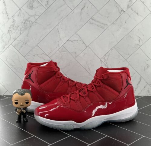 Nike Air Jordan 11 Retro Win Like '96 2017 Size 14 378037-623 Red Black White