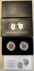 2023 S Reverse Proof Morgan & Peace US Silver Dollar Set with Box & COA 1$ Coins
