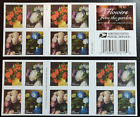 FLOWERS FROM THE GARDEN Booklet of 20 Forever Stamps MNH #5240b