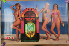 Vintage TECATE Cerveza Beer Poster w/3 Sexy Women in Bikinis, Gulp of Mexico