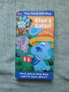 New ListingBlue's Clues - Blue's Safari VHS 2000 Play Along With Blue