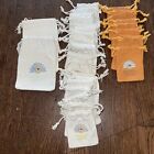 30 Pcs Mini Burlap Natural Linen Jute Sack Drawstring Gift Bags Jewelry Pouch