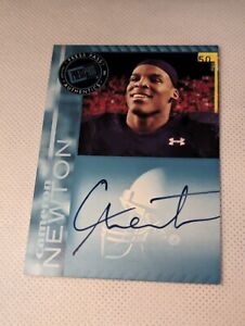 2011 PRESS PASS SIGNINGS CAM NEWTON AUTOGRAPH ROOKIE CARD #PPS-CN  15/50